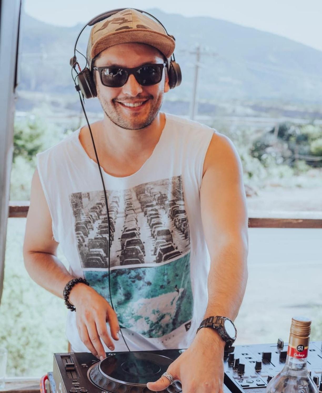 Matías Roccati, artista del lineup Agamenon Sunset