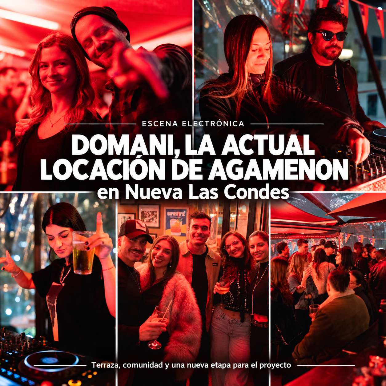 Domani, actual locación de Agamenon en Nueva Las Condes